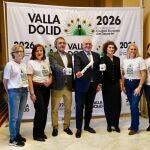 Carnero presenta la candidatura de Valladolid como Ciudad Europea del Deporte en 2026 junto al secretario general de ACES, Hugo Alonso, y la concejal Mayte Martínez 