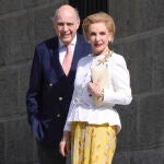 Reinaldo y Carolina Herrera, en una imagen reciente