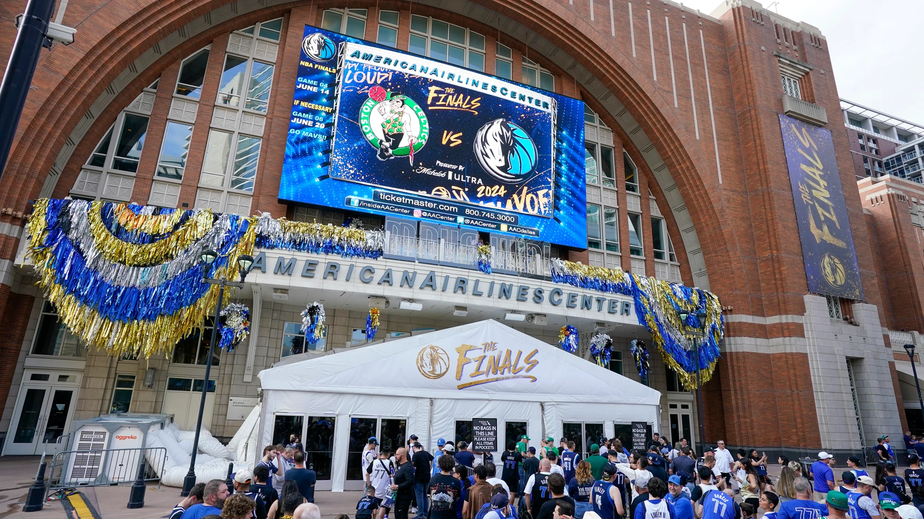 El American Airlines Center de Dallas, en las últimas Finales de la NBA
