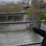Alerta por el desbordamiento del río Manzanares
