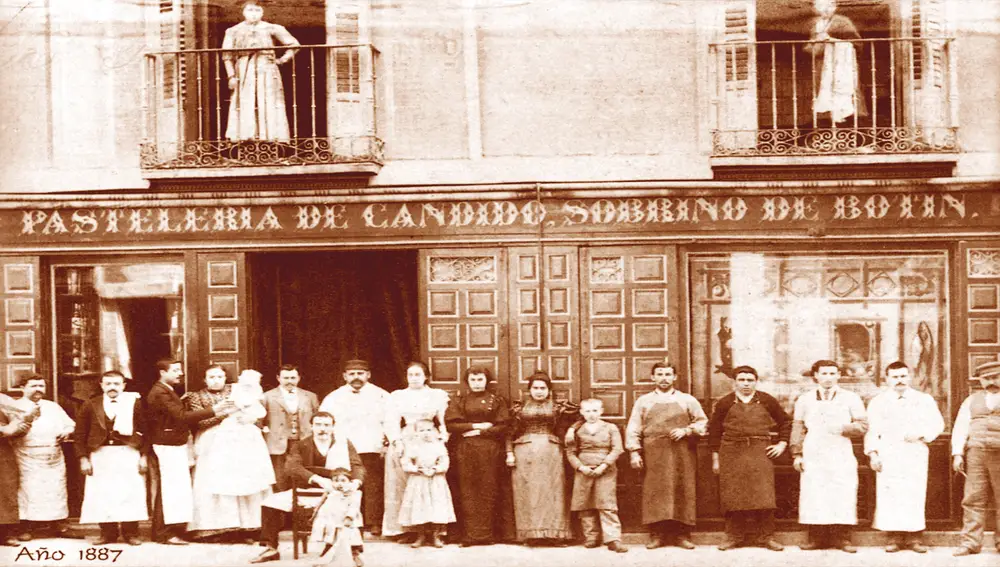 Foto de los comienzos de Restaurante Botín