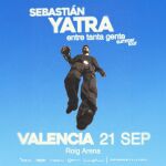 Sebastián Yatra irá al Roig Arena el 21 de septiembre de 2025