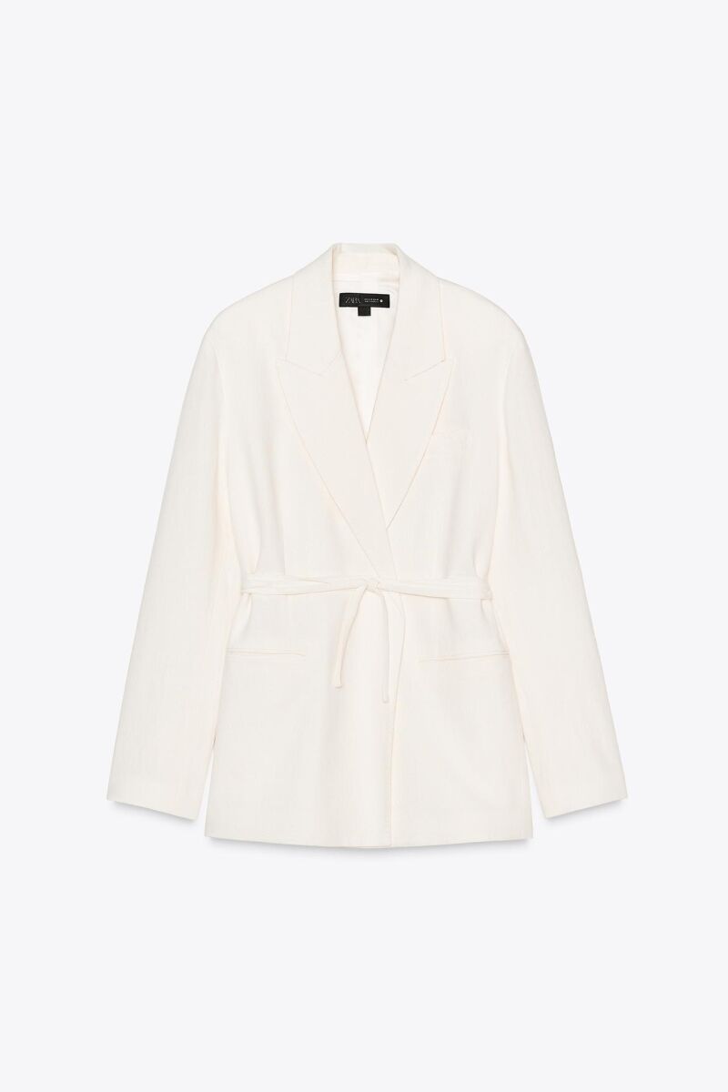 Blazer mezcla lino zw collection.