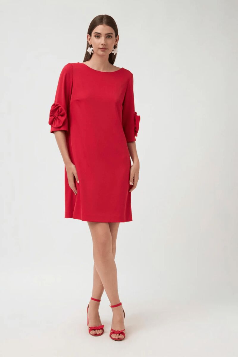 Vestido asel rojo.