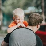 Niño con rabieta 