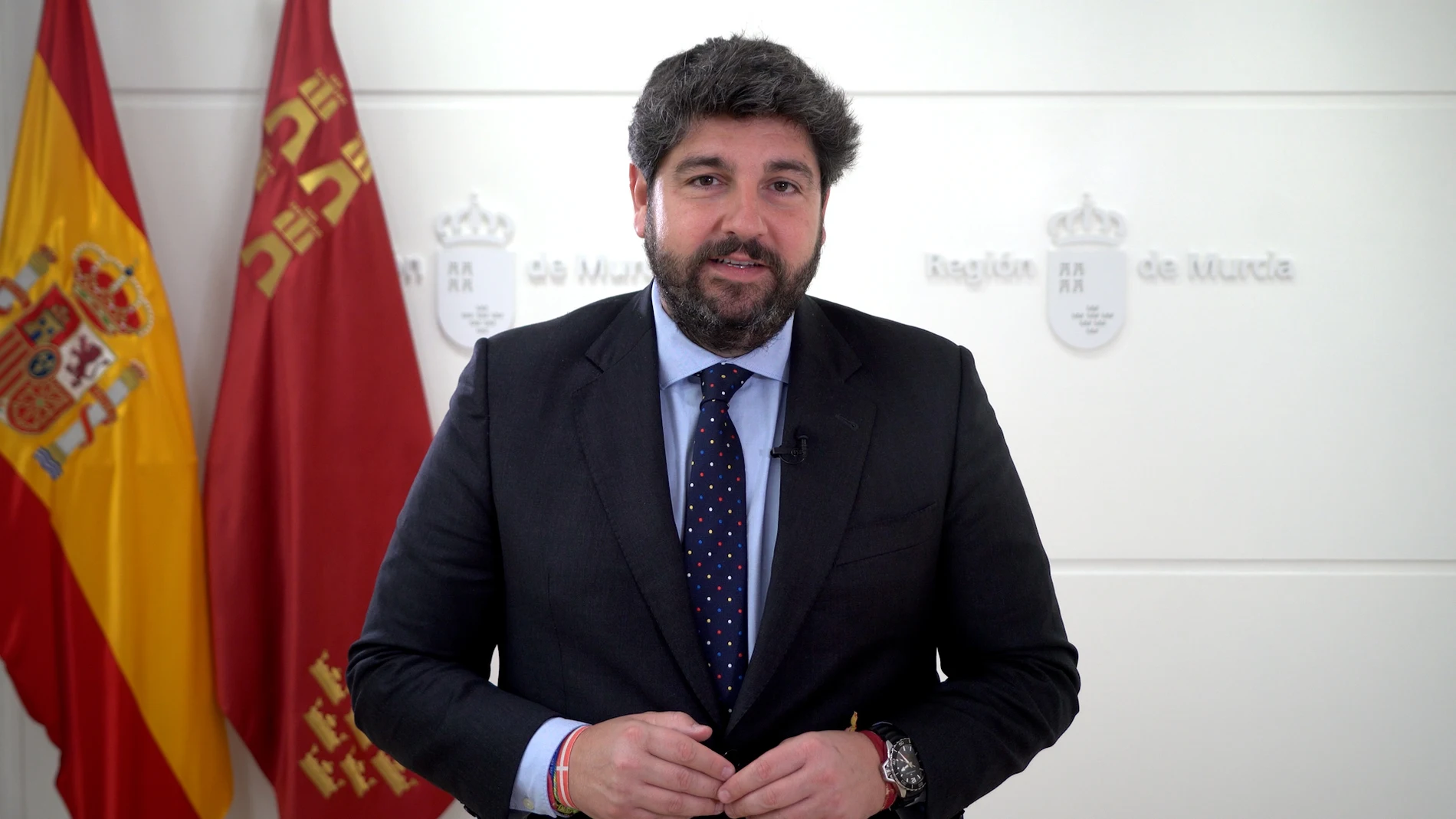 El presidente de la Región de Murcia, Fernando López Miras