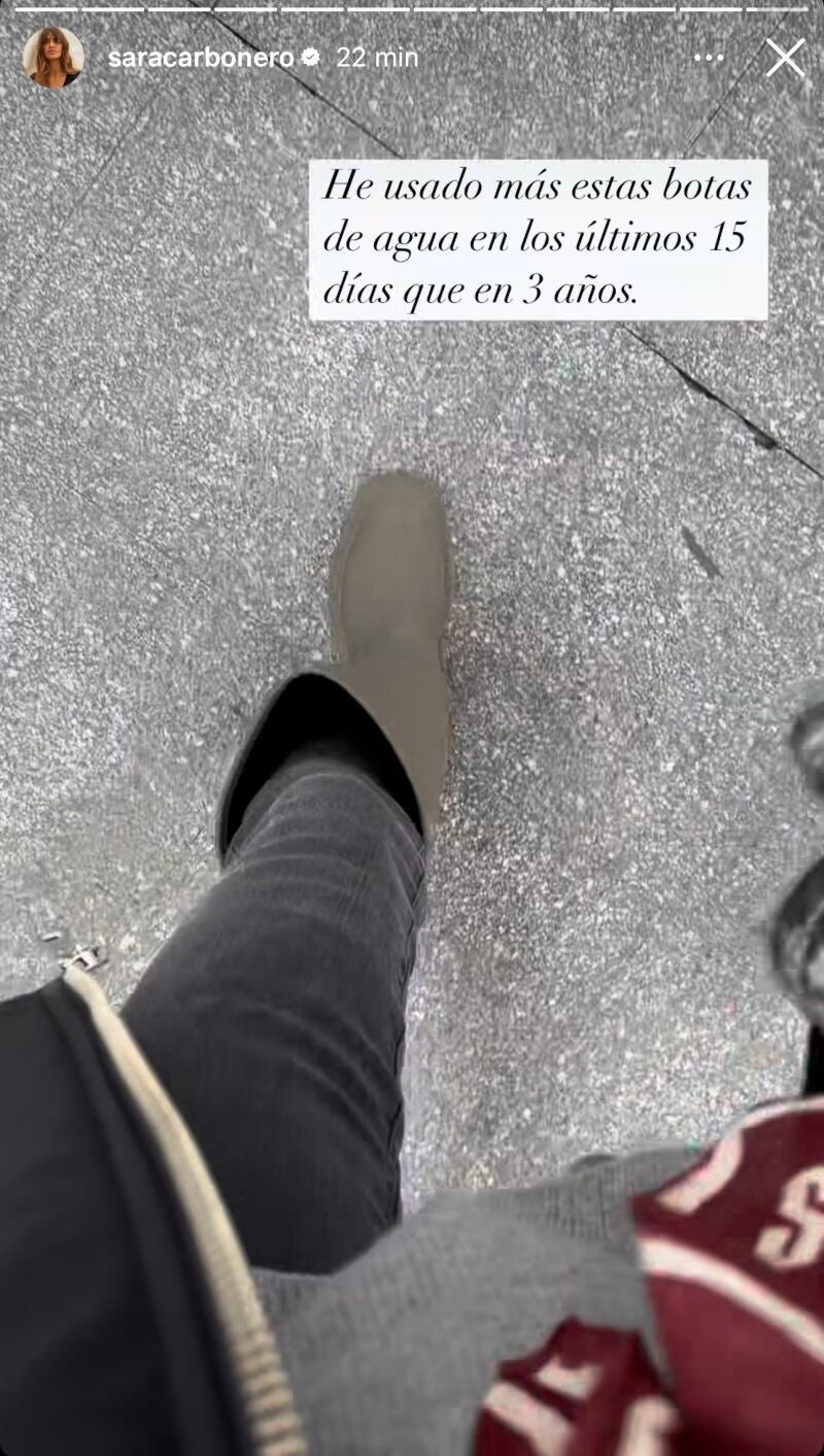 Botas de agua de Sara Carbonero.