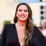 Karla Sofía Gascón en la alfombra roja de la gala de clausura del Festival de Málaga.