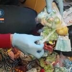MADRID.-Sucesos.- Desmantelado en Cáceres un laboratorio que distribuía en Madrid cocaína camuflada en botes de pintura