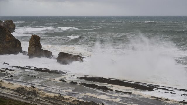 Oleaje en la costa