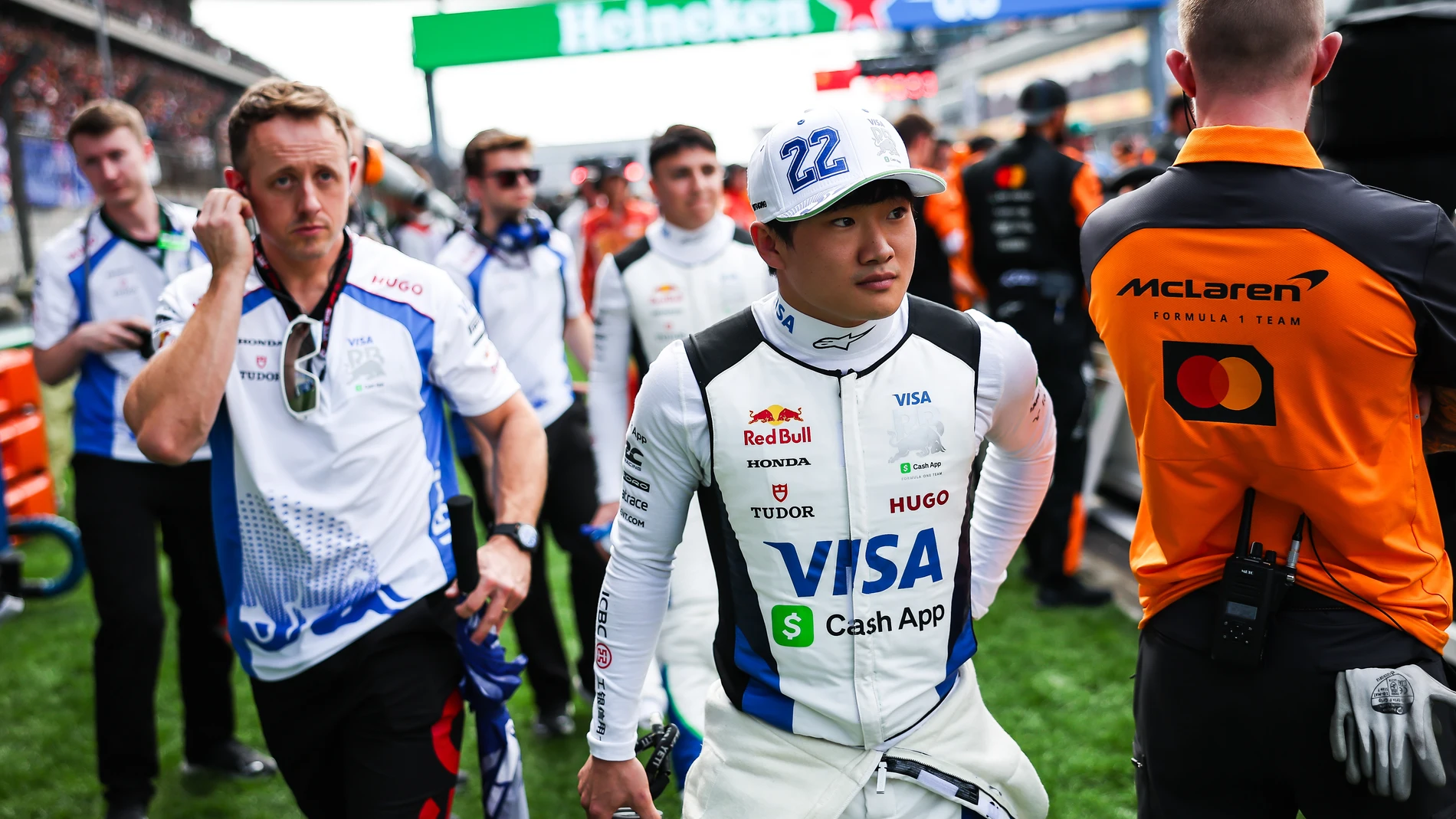 TSUNODA Yuki (jap), Visa Cash App RB F1 Team VCARB02, portrait during the Formula 1 Heineken Chinese Grand Prix 2025, 2nd round of the 2025 FIA Formula One World Championship from March 21 to 23, 2025 on the Shanghai International Circuit, in Shanghai, China - Photo Eric Alonso / DPPI AFP7 23/03/2025 ONLY FOR USE IN SPAIN