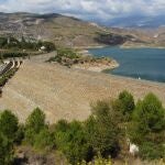 Imagen del pantano de Benínar, en la provincia de Almería