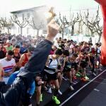 Salida de la Media Maratón de León