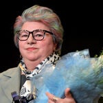 Dolores Vázquez en el acto de entrega del XVII premio Úrsula Meléndez de Texeda en Betanzos (A Coruña)