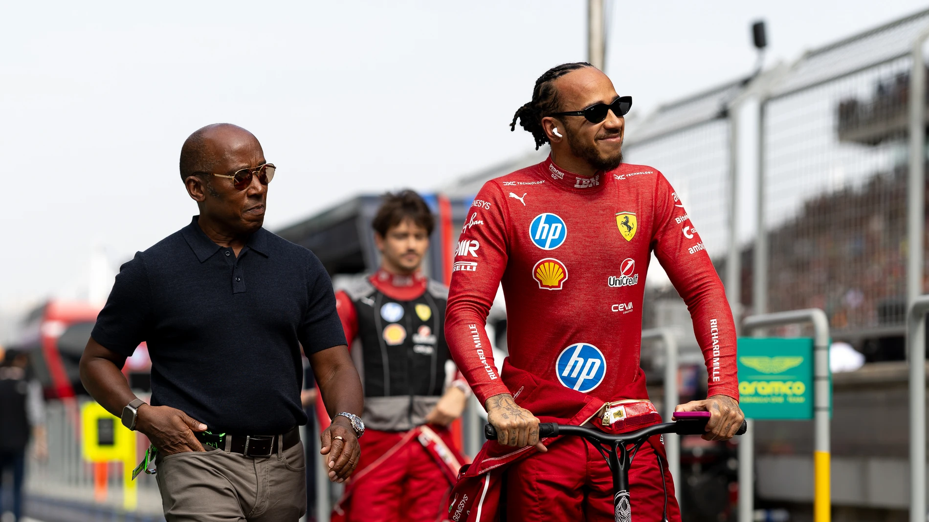 HAMILTON Lewis (gbr), Scuderia Ferrari SF-25, portrait during the Formula 1 Heineken Chinese Grand Prix 2025, 2nd round of the 2025 FIA Formula One World Championship from March 21 to 23, 2025 on the Shanghai International Circuit, in Shanghai, China - Photo DPPIAFP7 23/03/2025 ONLY FOR USE IN SPAIN