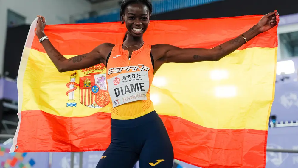 Atletismo/Mundial.- Fátima Diame repite bronce mundial