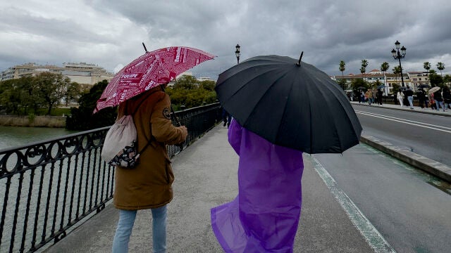 Día de lluvias en Sevilla