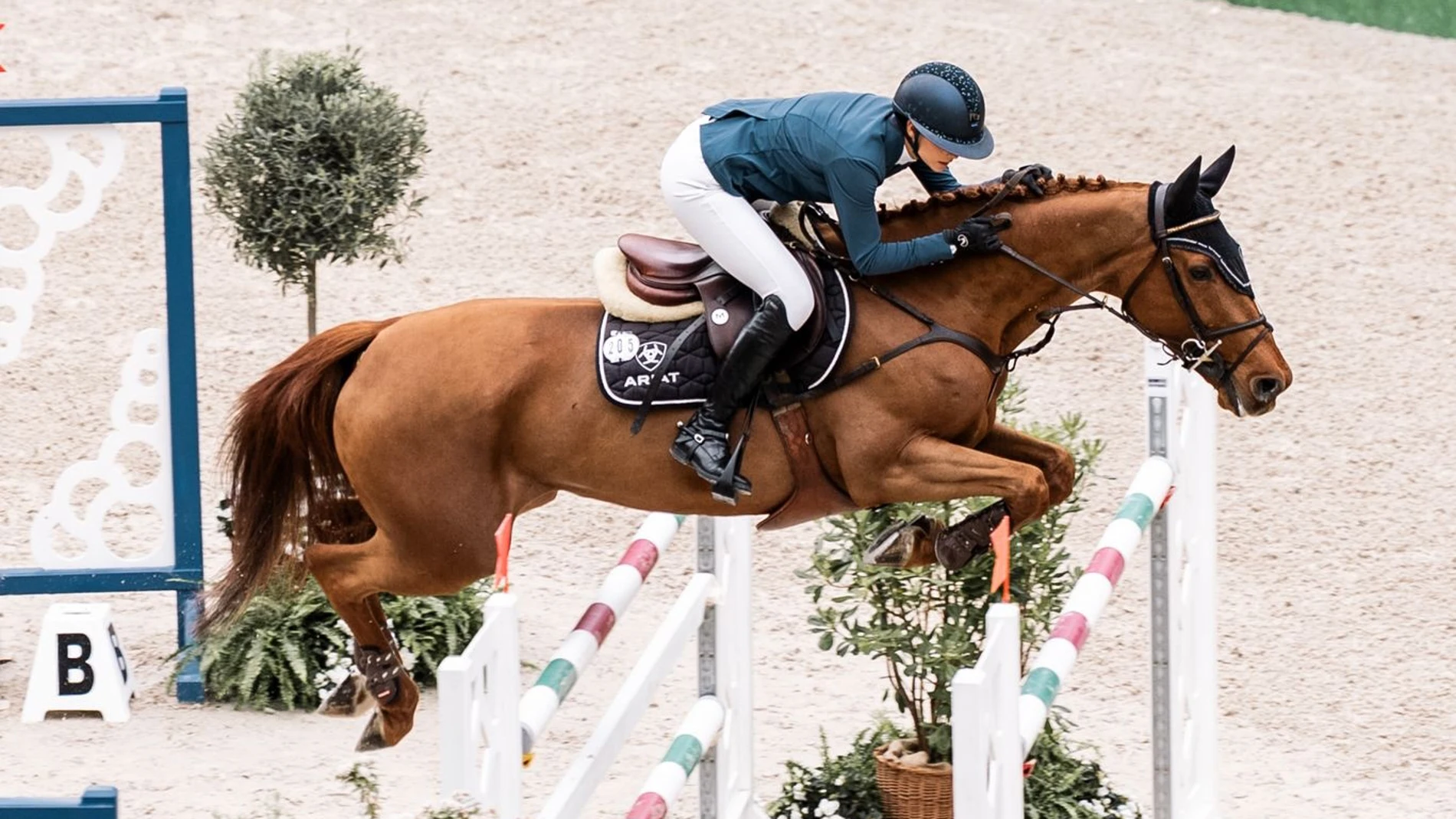 Maya de la Joya, en pleno concurso en París