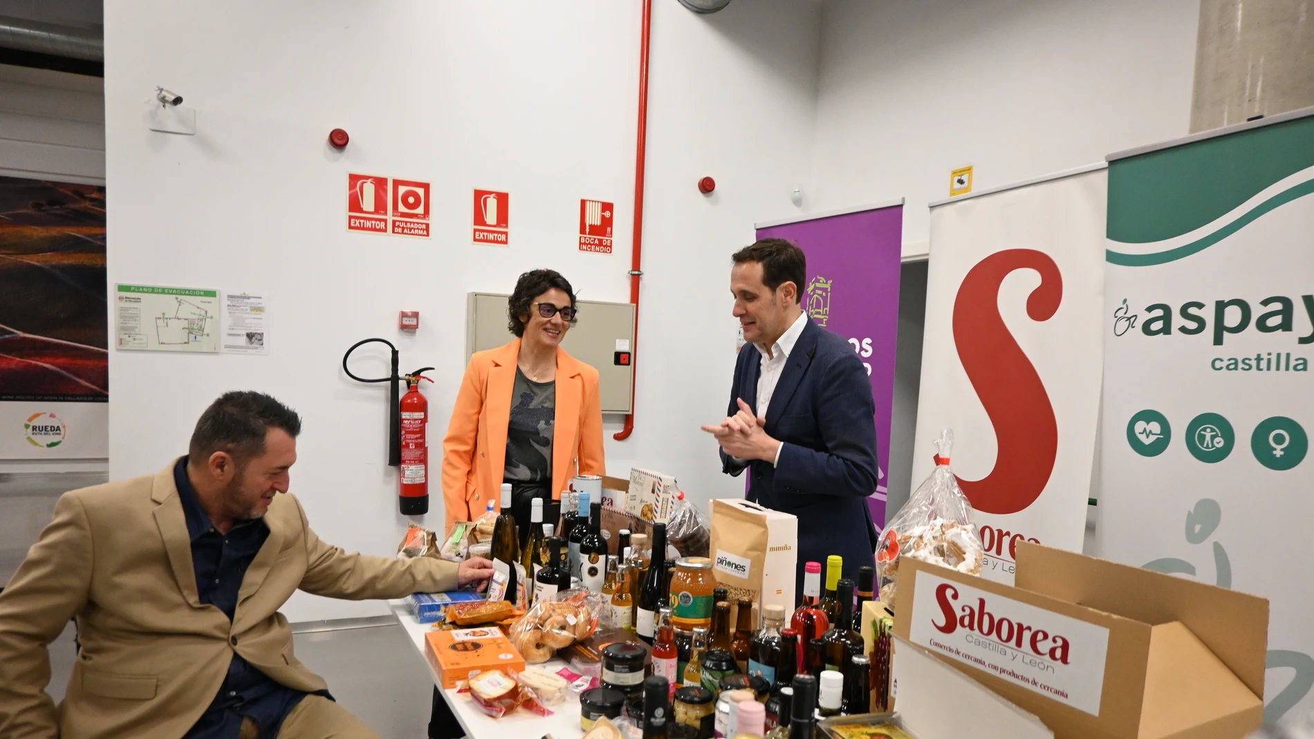Conrado Íscar, Francisco Sardón y Natalia Cernuda presentan la tienda online de Saborea Castilla y León
