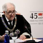 Cándido Conde-Pumpido, presidente del TC, rechazó abstenerse en el debate sobre la Ley de Amnistía