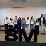 La consejera de Política Social, Familias e Igualdad, Conchita Ruiz, durante el acto de entrega de los distintivos de igualdad DIERM.