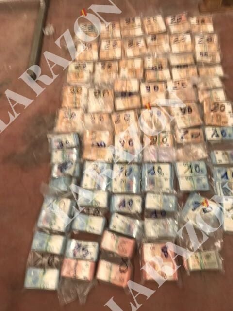 Los billetes de los beneficios de los narcos de la trama del exjefe de la UDEF