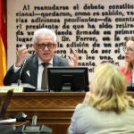El decano del Colegio de Ingenieros de Caminos de Valencia Javier Machí comparece en la Comisión de la DANA en el Senado 