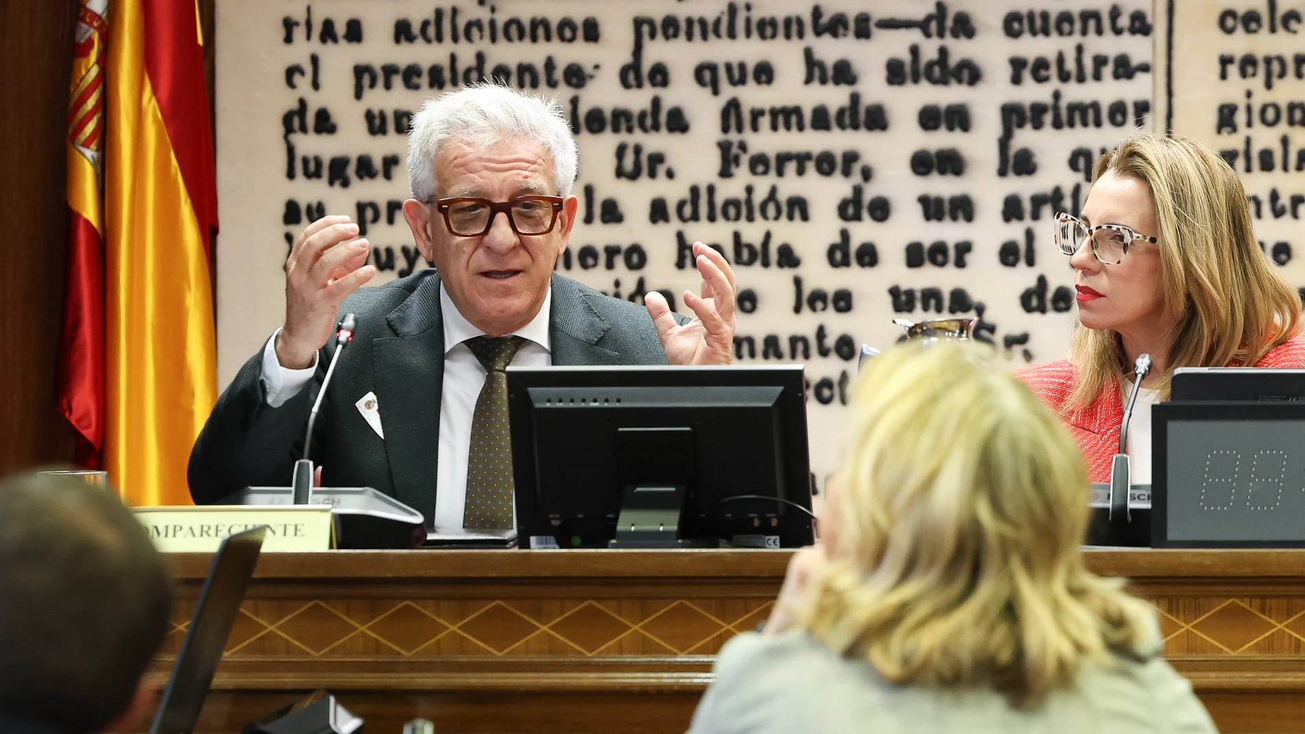 El Decano del Colegio de Ingenieros de Caminos, Canales y Puertos de la Comunitat Valenciana, Javier Machí Felici, durante la Comisión de Investigación sobre las circunstancias que influyeron en la catástrofe sufrida como consecuencia de la DANA, en el Senado, a 25 de marzo de 2025, en Madrid (España). Durante la comisión, se ha informado sobre las circunstancias que influyeron en la catástrofe sufrida como consecuencia de la DANA del pasado 29 de octubre de 2024, así como de la gestión lleva...