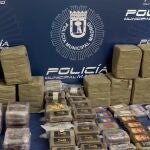 Localizan más de 37 kilos de hachís escondidos en un carrito de la compra en Villaverde