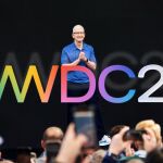 Tim Cook, CEO de Apple, durante el WWDC del año pasado