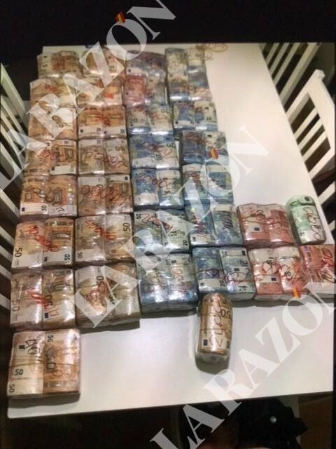 Los billetes de los beneficios de los narcos de la trama del exjefe de la UDEF