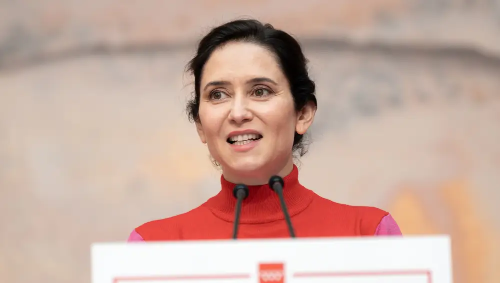 La presidenta madrileña, Isabel Díaz Ayuso