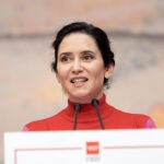 La presidenta madrileña, Isabel Díaz Ayuso