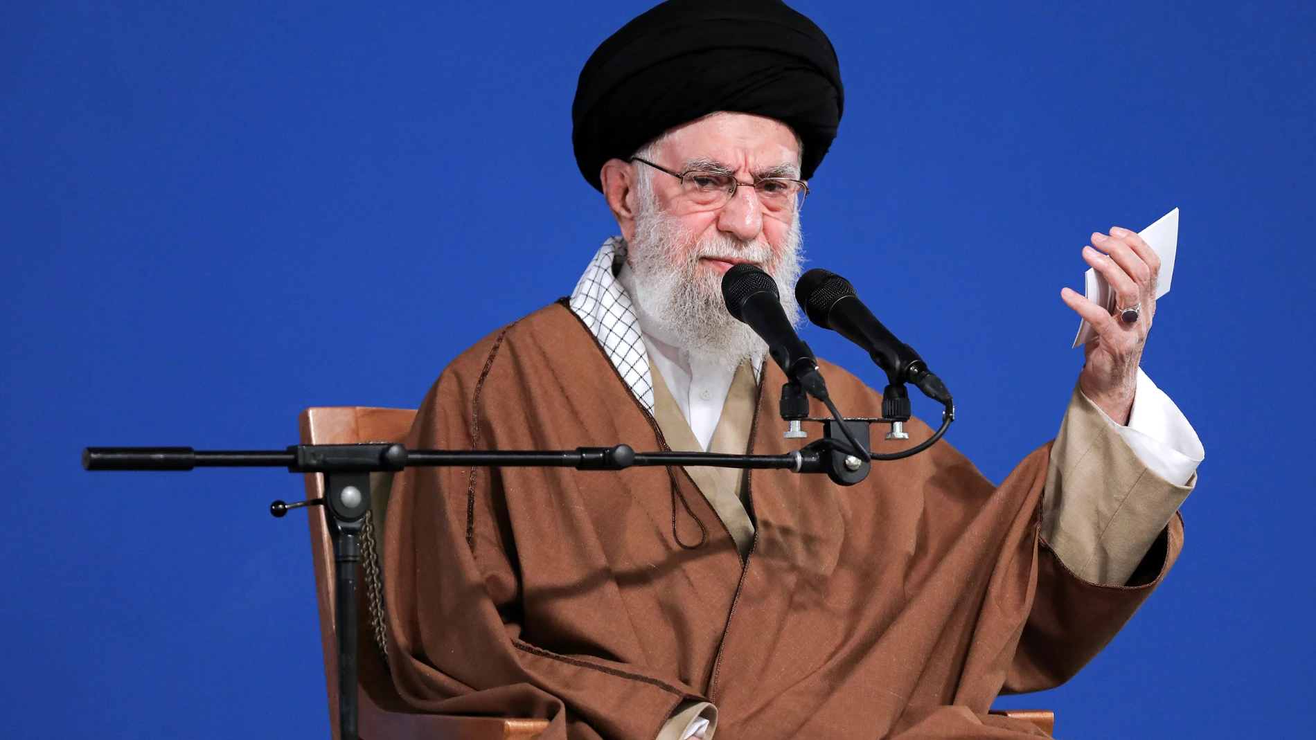 El líder supremo de Irán, el ayatolá Alí Jamenei, durante un discurso con motivo del Nouruz o Año Nuevo persa (archivo)Europa Press/Contacto/Iranian Supreme Leader'S Off21/03/2025 ONLY FOR USE IN SPAIN