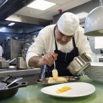 El chef, Jaime Pérez Sicilia, en el 7 Portes