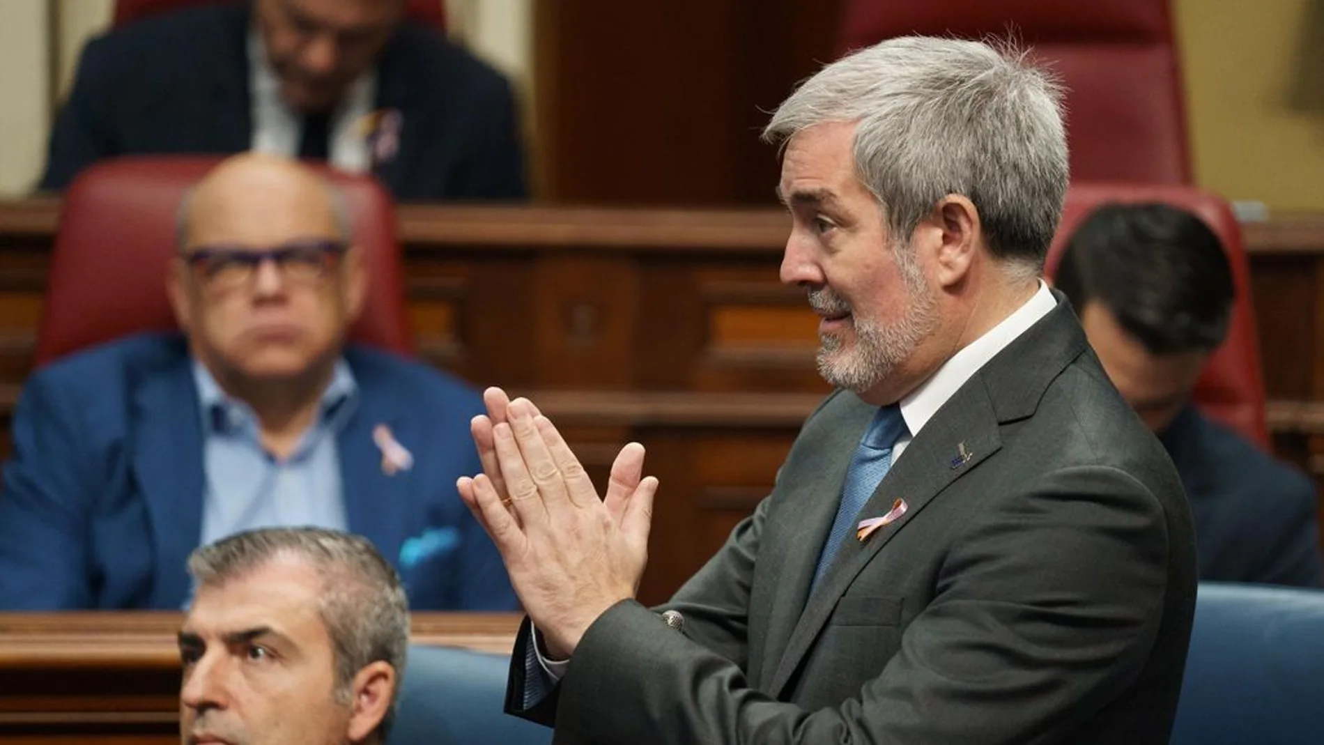 Fernando Clavijo en el Parlamento de Canarias
