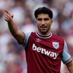 Carlos Soler con el West Ham
