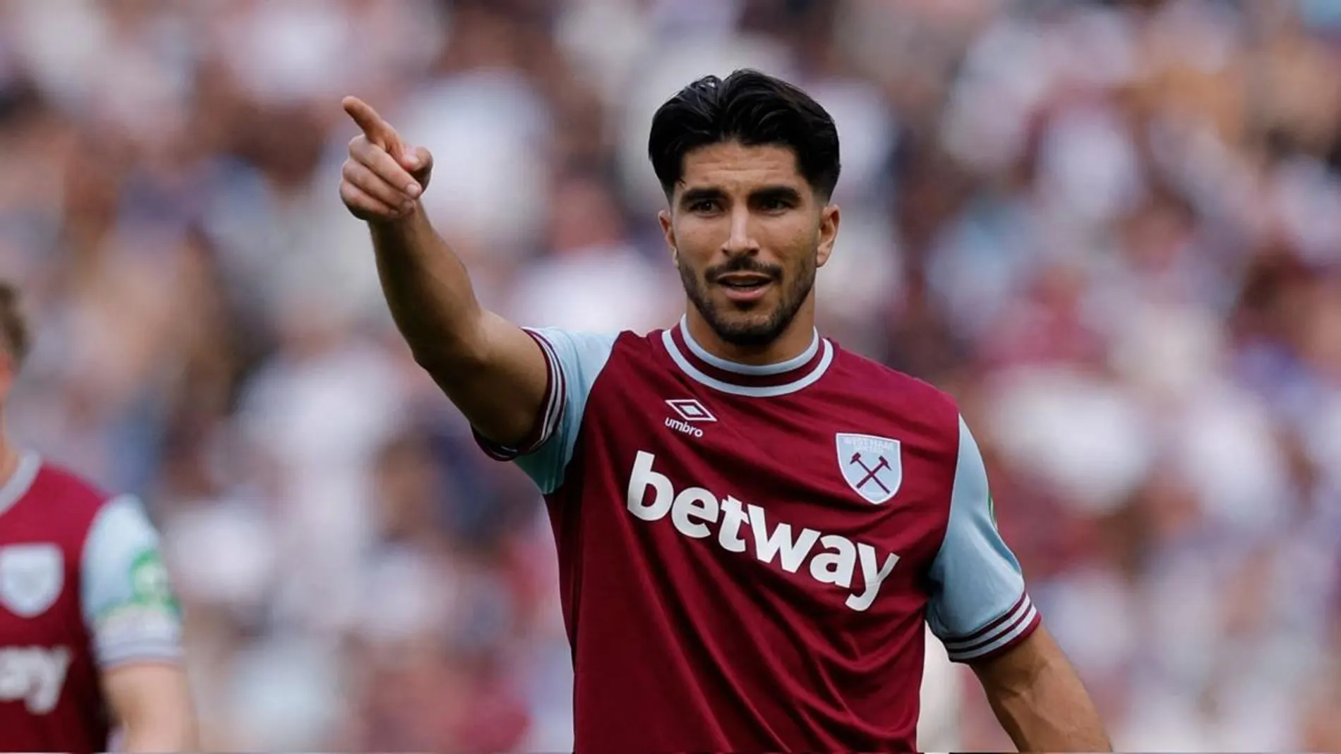 Carlos Soler con el West Ham