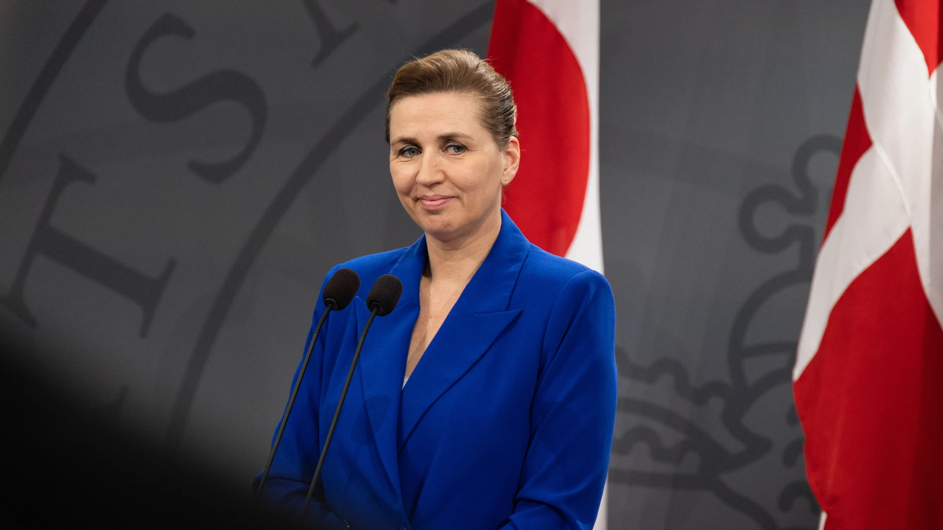 (Foto de ARCHIVO)January 10, 2025, Copenhagen, Denmark: Prime Minister Mette Frederiksen seen during a joint press conference with Chair of Naalakkersuisut Múte B. Egede (Not in view) in the Mirror Hall at the Prime Minister's Office. The Prime Minister and the Chairman of the Greenlandic government comment on the current situation with the USAEuropa Press/Contacto/Kristian Tuxen Ladegaard Ber10/01/2025 ONLY FOR USE IN SPAIN