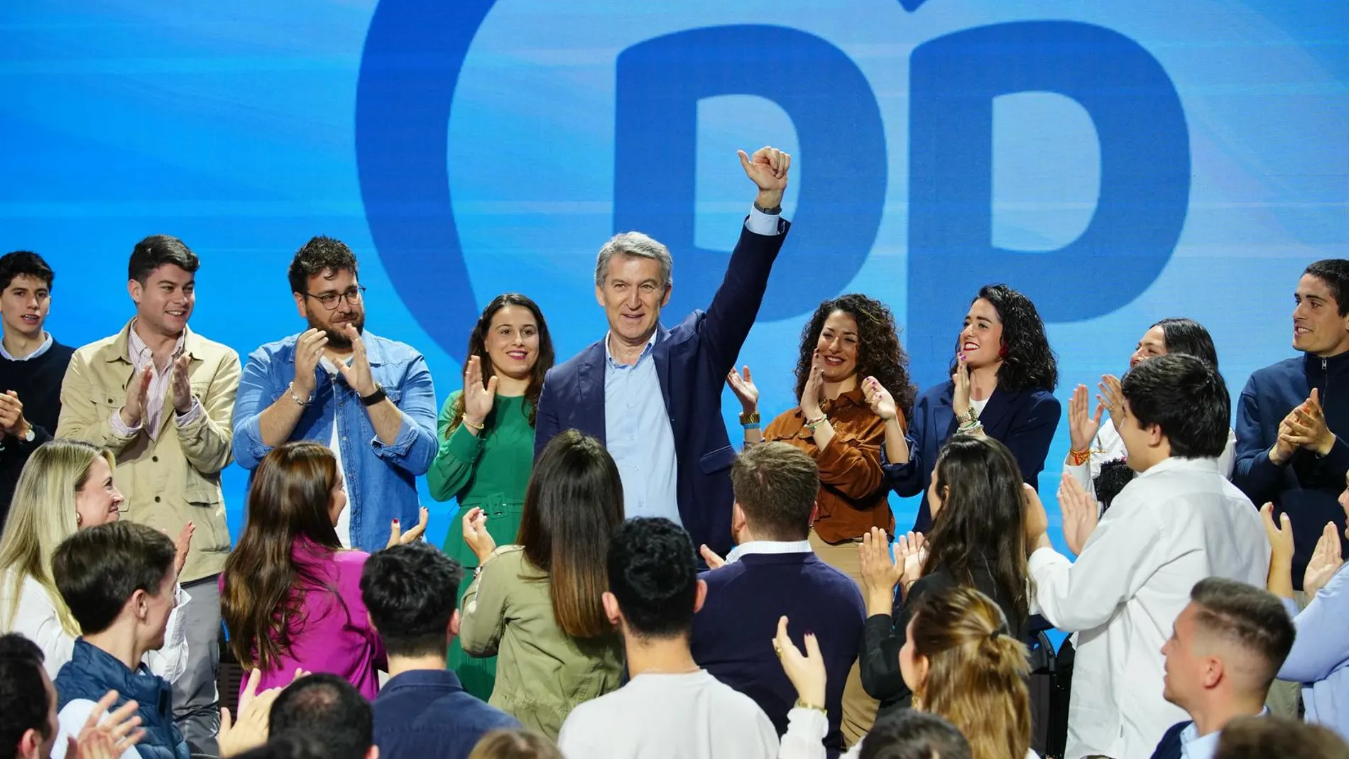 El presidente del PP, Alberto Núñez Feijóo, clausura la XXVII Interparlamentaria del PP