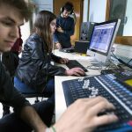 Varios estudiantes de Formación Profesional