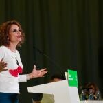 María Jesús Montero interviene en el congreso del PSOE de Málaga