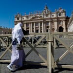 Pope Francis' window overlooking St. Peter's Square