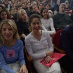Yolanda Díaz llama a la unidad de la izquierda y tiende la mano a Podemos: "La gente quiere que caminemos juntas"