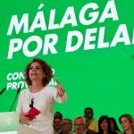 La secretaria general del PSOE-A y vicepresidenta primera del Gobierno, María Jesús Montero, en el congreso del PSOE en Málaga