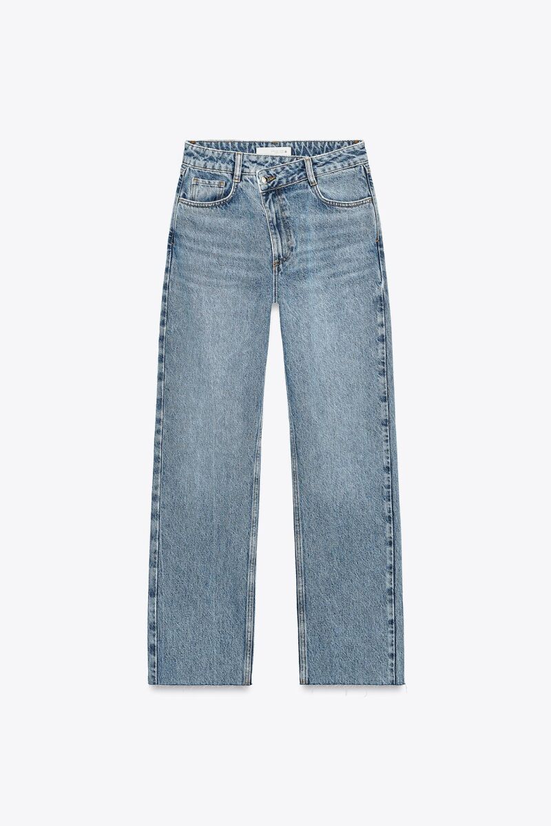 Jeans z1975 straight tiro alto.