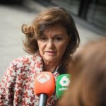 Carmen Calvo rechaza "insultos y descalificaciones" en el "debate" sobre la sentencia de Dani Alves