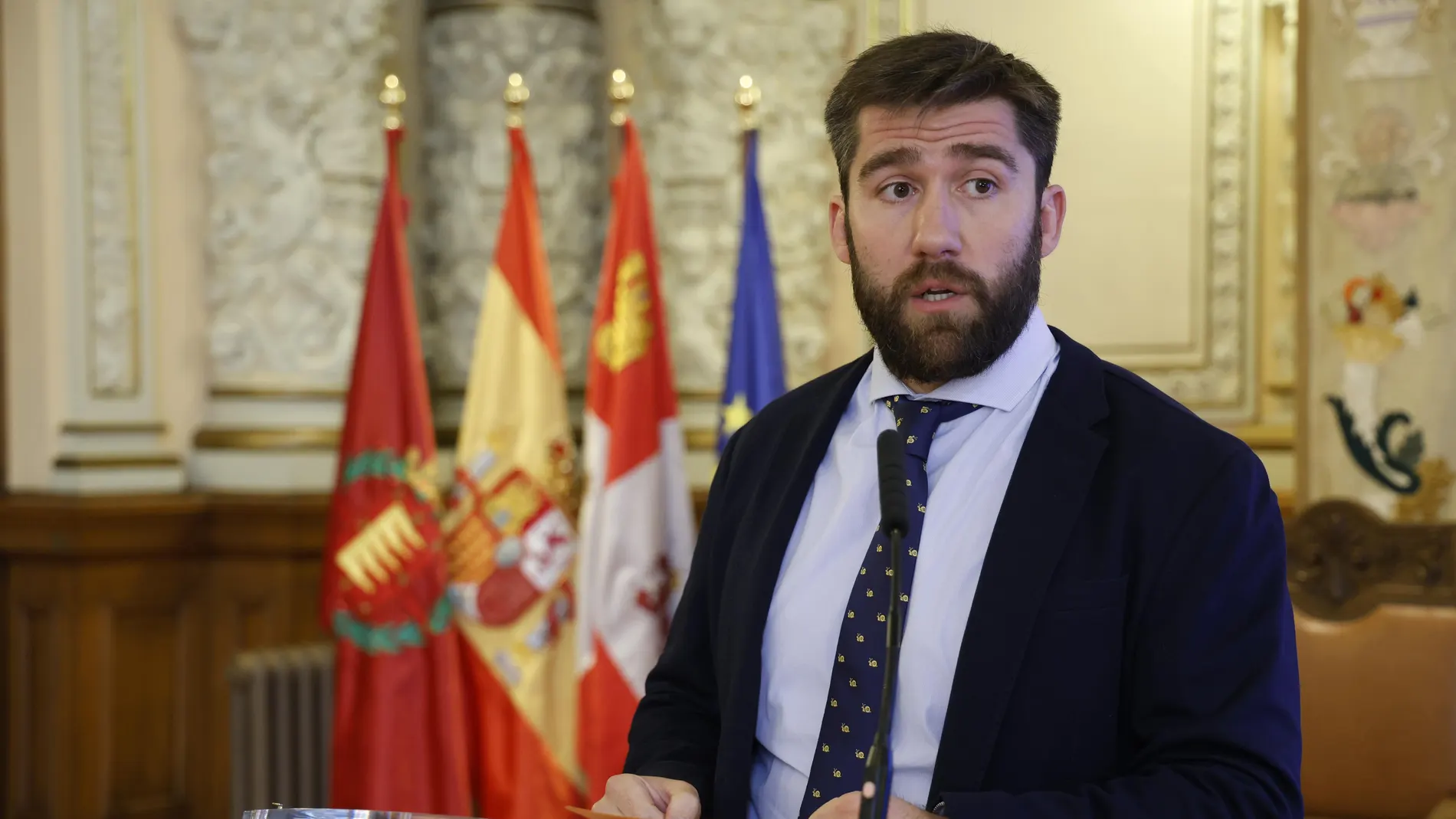 El concejal de Hacienda, Personal y Modernización Administrativa del Ayuntamiento de Valladolid, Francisco Blanco