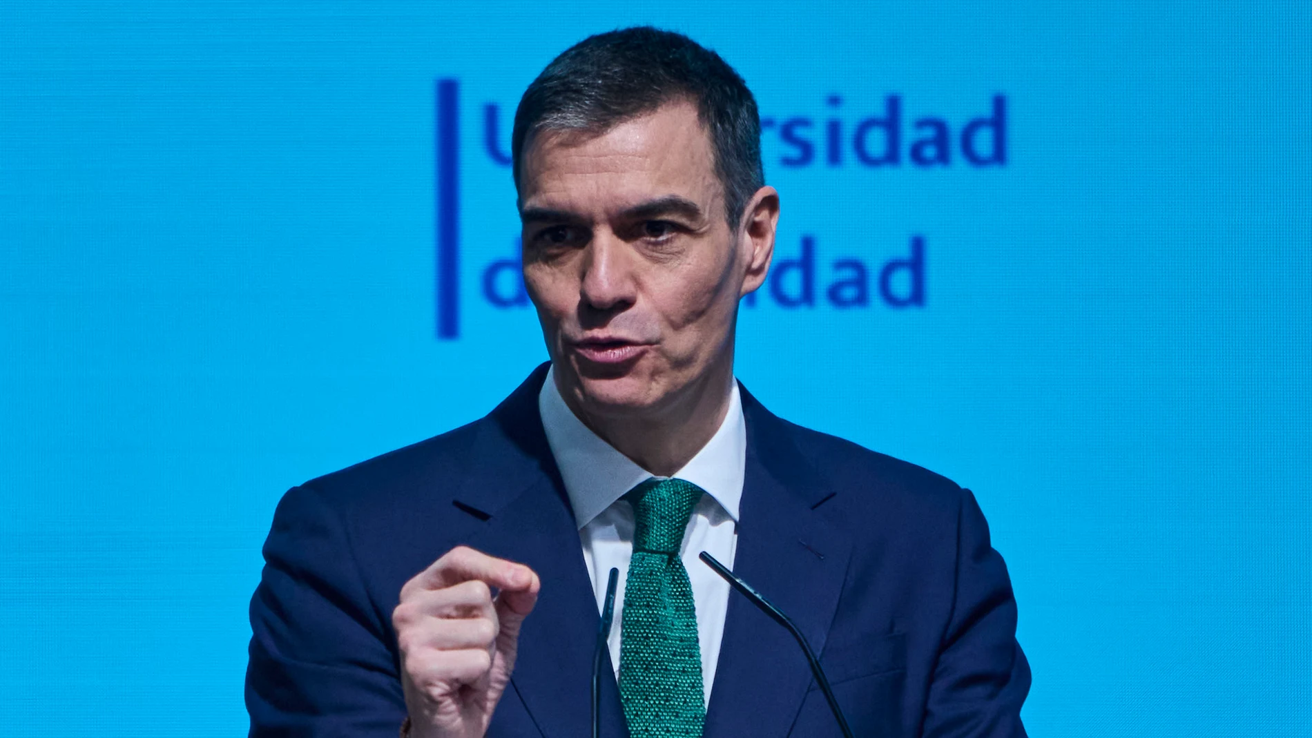 El presidente del Gobierno, Pedro Sánchez
