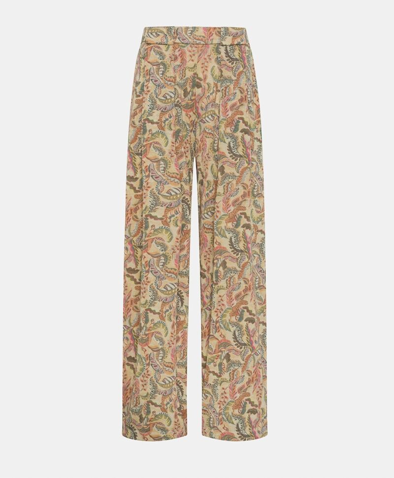 Pantalones estampados.